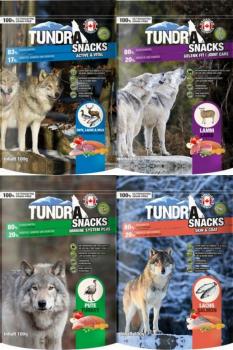 9 x TUNDRA Snacks f. Gelenke, Immunsystem, Haut/Fell, Vitalität